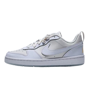 NIKE耐克板鞋女鞋新款夏季大童运动鞋COURT低帮休闲鞋IH4519-001