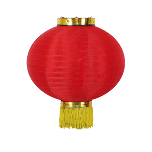 国庆大红小灯笼挂饰新年场景布置折叠三四五连串圆广告吊灯中国风