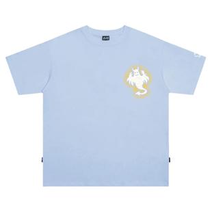 梁拌泡菜LBPC简约基础款百搭幽灵logo印花短袖T恤男女休闲百搭