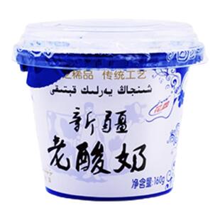 【顺丰航空】新疆花园老酸奶浓缩酸奶160g*12盒军垦农场老酸奶