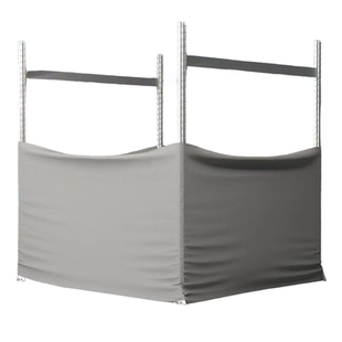 商场装修大围布围挡布水果店遮挡帘超市货架围布柜子防尘围挡布帘