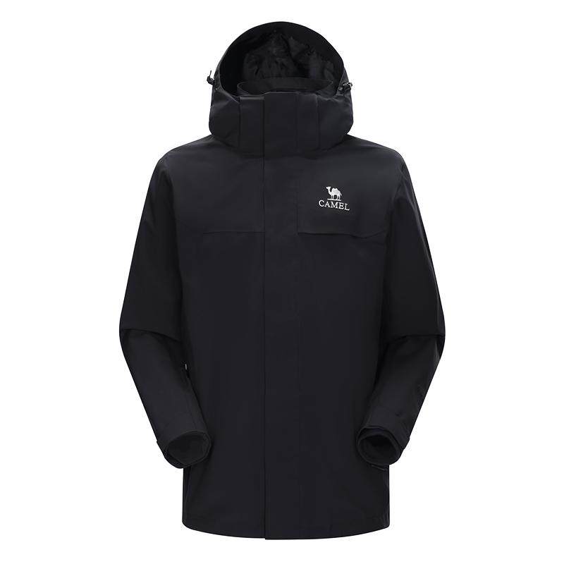 【直播专享】骆驼雨神2.0版户外冲锋衣三合一抓绒胆防水外套男女