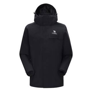 骆驼雨神2.0版户外冲锋衣三合一抓绒内胆可拆卸防水登山外套男女