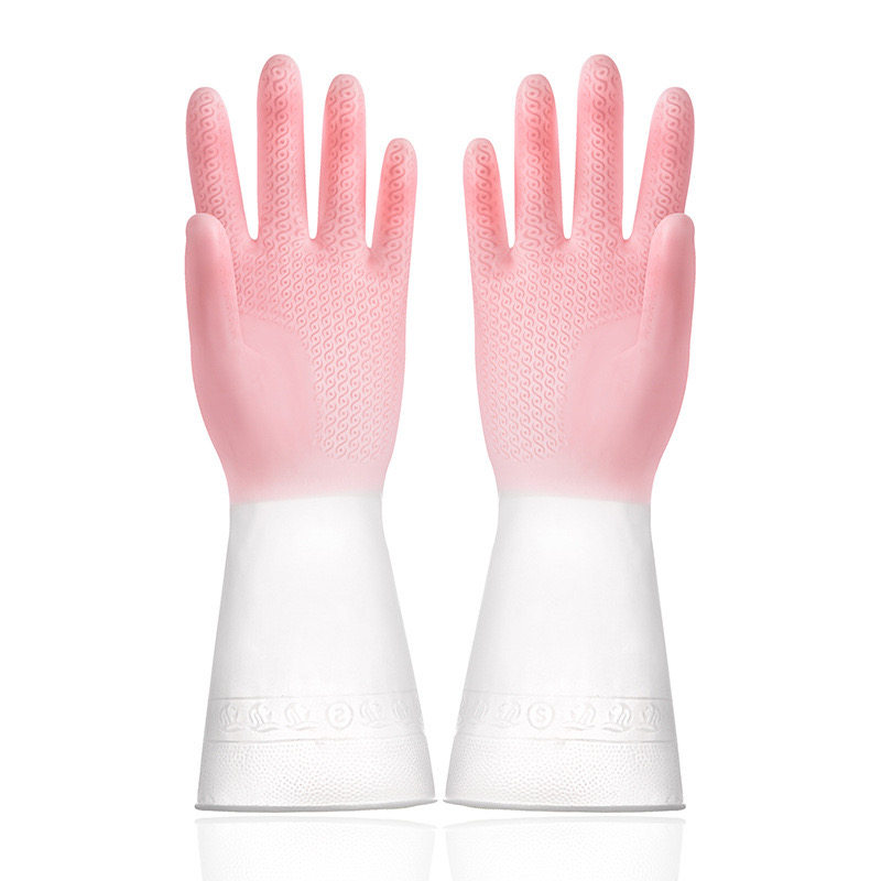 洗碗魔术手套防水耐用型厨房家务洗碗洗菜洗衣服清洁神器橡胶家用