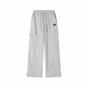 ACMEAURA 美式复古工装裤女街舞潮牌跳伞运动裤女大口袋休闲长裤