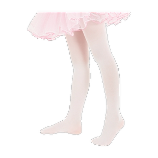丽婴房女童舞蹈袜春秋季薄款防晒连体丝袜跳舞袜子白色儿童连裤袜