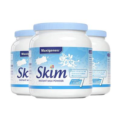 澳洲美可卓蓝胖子脱脂成人牛奶粉