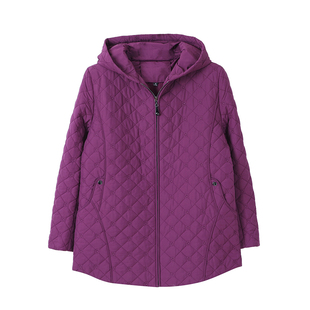 中老年人秋冬款棉衣女妈妈装短款棉袄薄款棉服大码夹棉外套60岁50