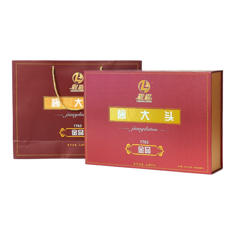 程程酱大头1763金品成武酱菜礼盒