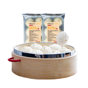 轻生活嵊州小笼包鲜肉老面包子速食儿童早餐半成品早饭速冻面点心