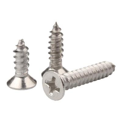 304不锈钢十字沉头螺丝钉