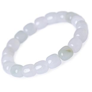 玛瑙手串女男金丝玉东海水晶翡翠玉石玉髓和田玉散珠子天山翠手链