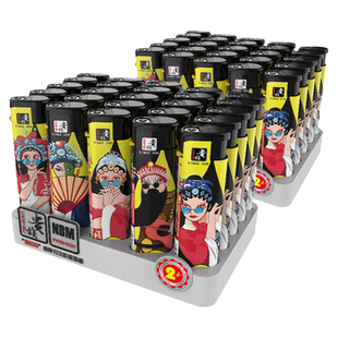 贵族50支防风防爆打火机批发耐用普通家用一次性订制高档定制定做