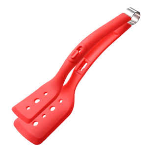 煎鱼铲夹多功能煎牛排专用夹加长翻鱼夹子不粘锅食品级硅胶煎铲