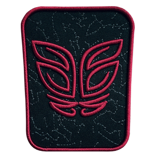 鬼谷战术中国红臂章立体logo标刺绣章士气章迪士尼授权工厂魔术贴