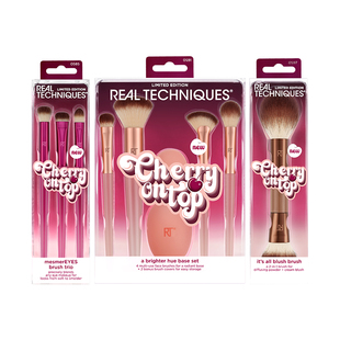 【自营】Real Techniques樱桃rt化妆刷套装新手散粉眼影刷腮红刷