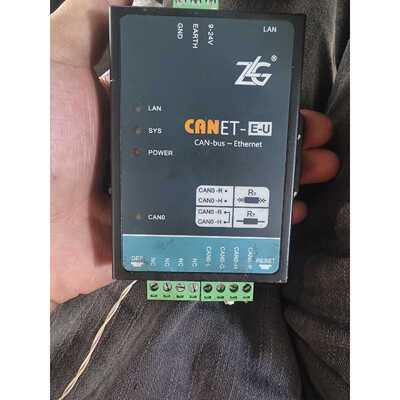 【议价-可维修】 标题：Z周立功CANET-E-U以太网转CAN模块 功能 /