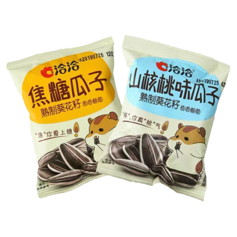洽洽新日期散称五香焦糖瓜子