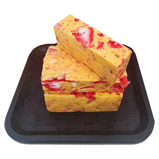 草莓羊奶芙蓝莓羊奶芙雪花酥饼干坚果糕点心饼干牛轧棉花糖小零食