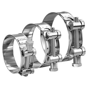 304/201不锈钢强力型喉箍欧式单头抱箍加厚管箍加宽管卡卡箍卡子