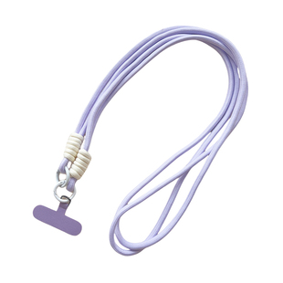 多巴胺简约可背带斜跨挂绳长绳挂链带夹片适用手机壳钥匙扣防丢女