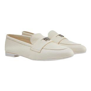 CASADEI/卡桑蒂 小牛皮乐福鞋 休闲舒适C字徽标平跟