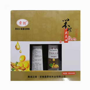 霁朗笨榨大豆油 900ml*4/盒 礼盒