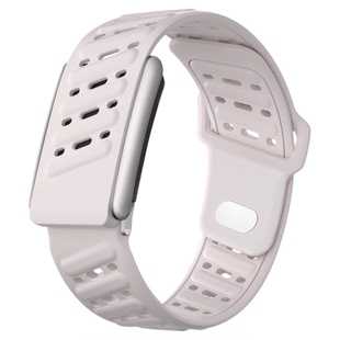 适用whoop5.0手表带whoopwatch手环双色透气硅胶腕带心电款MG表链