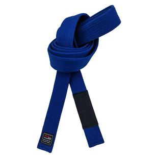 珍珠编织腰带巴西柔术成人蓝色道带4.5cm宽BJJ定制刺绣黑带之道