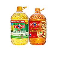 多力尚选玉米油+压榨一级花生油共11L