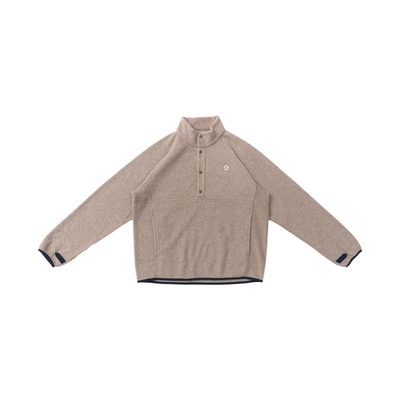 AnKoRau安高若混色抓绒立领卫衣