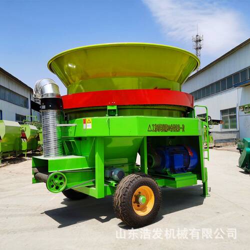 100型下出料圆盘打草机养殖用大型秸秆草捆破碎机定制防尘铡草机