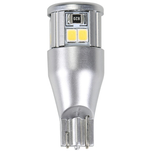 佛山照明T15 LED倒车灯高位刹车灯改装超亮白光12V汽车灯泡W16W