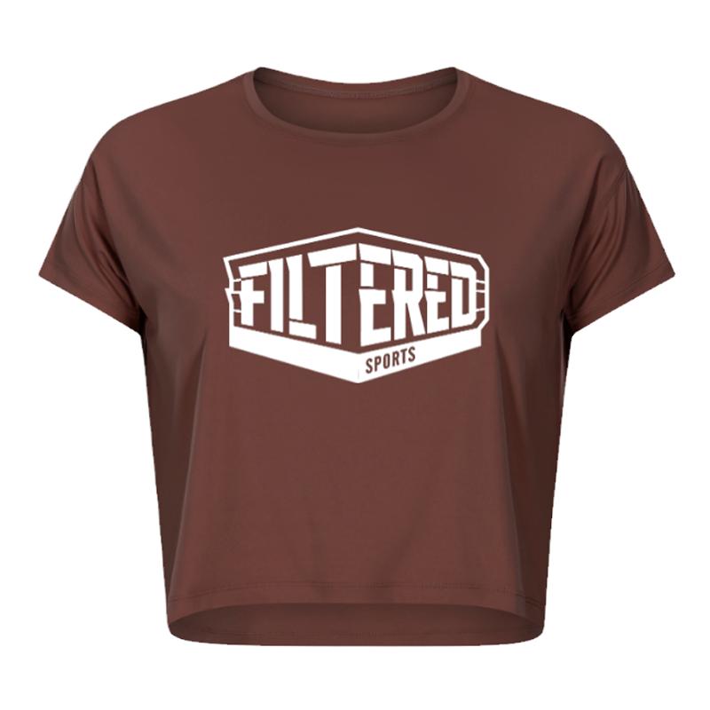 张静初同款宽松速干t恤女短袖FILTERED健身训练服拳击运动上衣薄