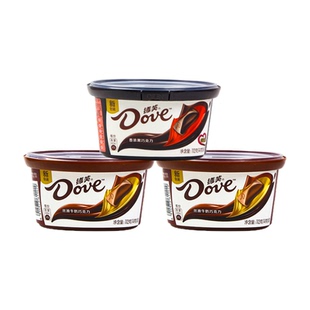 德芙巧克力丝滑牛奶彩虹糖送女友礼盒装喜甜蜜糖果小零食