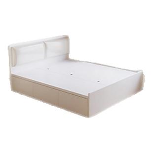 实木榻榻米床无床头双人储物床出租房用1米2家用地台小户型单人床