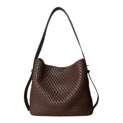 怪兽君2025新款手工编织水桶包