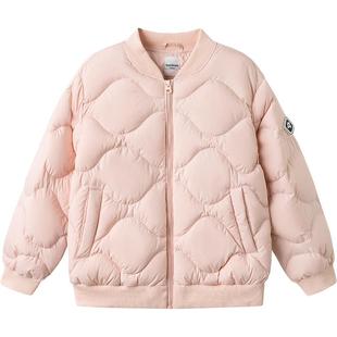 巴拉巴拉儿童羽绒服男童女童外套冬季新款童装中大童宝宝棒球服潮