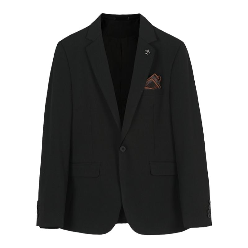 罗蒙上班四季正装礼服修身西服男