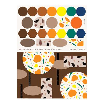 韩国7321可爱标记贴纸日记本重点索引记号贴照片角贴装饰贴3张入