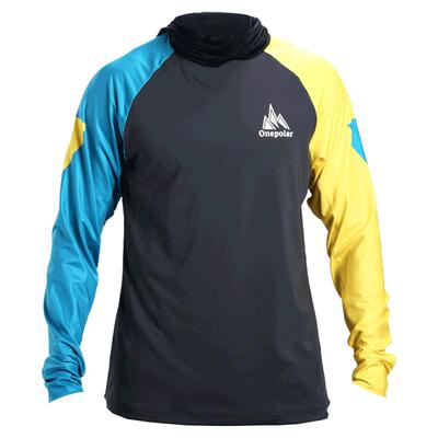 极地户外防晒时尚连帽长袖速干衣