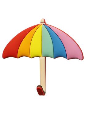 冰箱贴彩色雨伞气球挂钩
