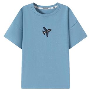 【凉感】小象汉姆童装男童短袖T恤纯棉儿童半袖t恤衫2026夏装新款