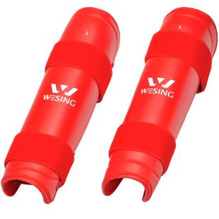 九日山散打护腿成人护具拳击格斗运动训练护小腿泰拳搏击护腿套