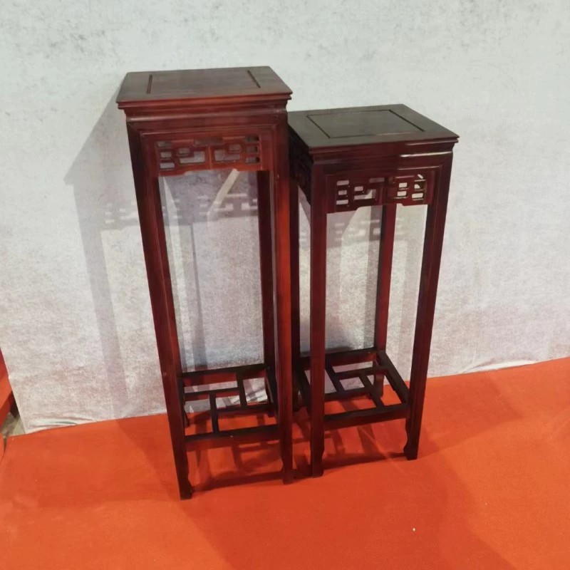 传统汉式婚庆道具仿古凳子汉唐桌摆件中式木质婚礼装饰桌拍摄道具