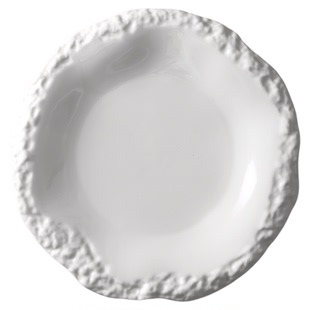 岩石纹陶瓷盘意大利面盘菜汤盘创意甜品盘子酒店西餐厅展示盘