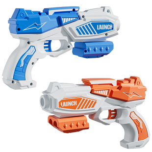 儿童打靶射击玩具软弹枪男孩电子移动靶室外内对战计时发射器训练