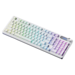 前行者V102Ultra无线键盘鼠标套装机械手感三模静音办公专用98键