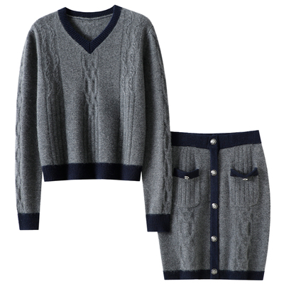 启超官方高端100%纯山羊绒衫