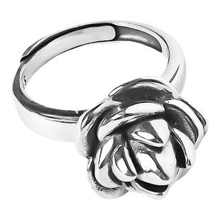 欧美夸张大花瓣戒指女复古嘻哈花朵指环韩版网红食指戒潮